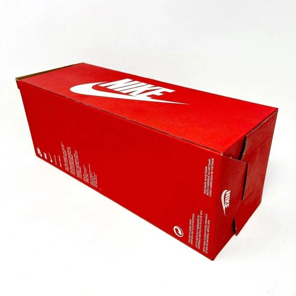 NIKE Red Empty Shoe Box Slides Storage Replacement NO SHOES BOX ONLY - Picture 3 of 4